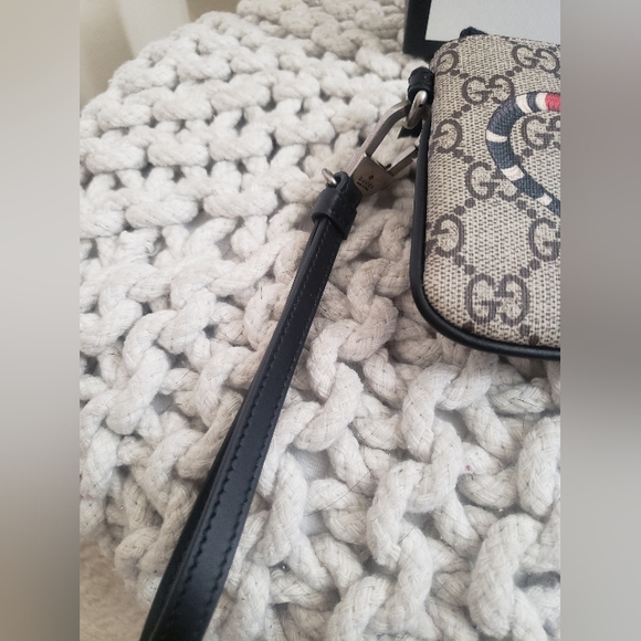 Gucci Supreme King Snake Zip Pouch  Wallet - Picture 3 of 7